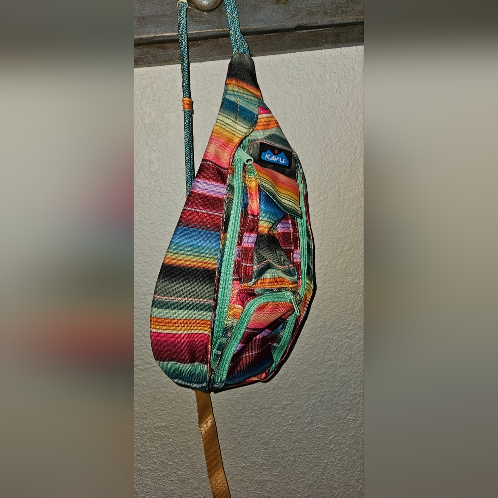 Kavu Multicolor Striped Backpack - Picture 3 of 7